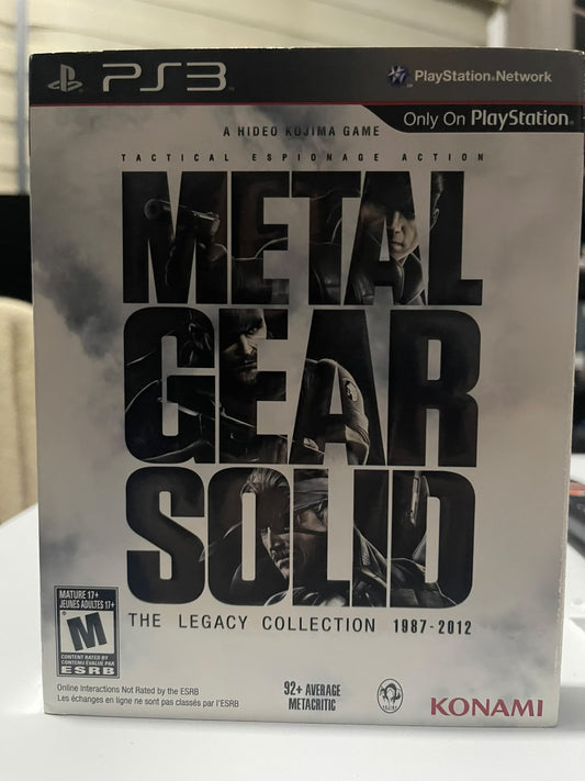 Metal Gear Solid The legacy collection